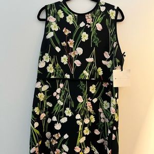 Victoria Beckham x Target floral sleeveless dress size XL NEW with Tags